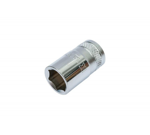 KRAFTOOL 1/2", 15 мм, Cr-V сталь, хромированная, торцовая головка 27805-15_z01 KRAFTOOL 1/2", 15 мм, Cr-V сталь, хромированная, торцовая головка 27805-15_z01