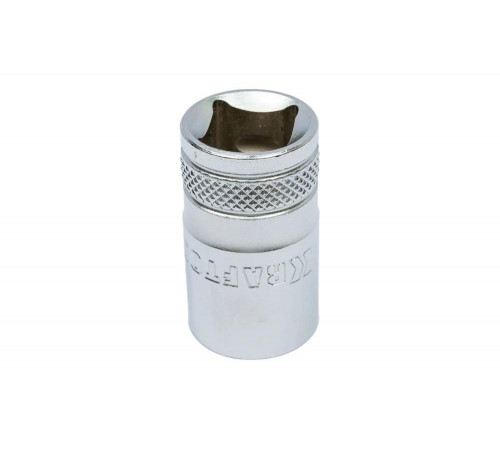KRAFTOOL 1/2", 15 мм, Cr-V сталь, хромированная, торцовая головка 27805-15_z01 KRAFTOOL 1/2", 15 мм, Cr-V сталь, хромированная, торцовая головка 27805-15_z01