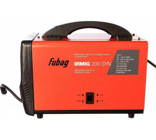 Сварочный полуавтомат-инвертор FUBAG IRMIG 200 SYN 38643 + горелка FB 250 3 м 38443 38643.1 Сварочный полуавтомат-инвертор FUBAG IRMIG 200 SYN 38643 + горелка FB 250 3 м 38443 38643.1