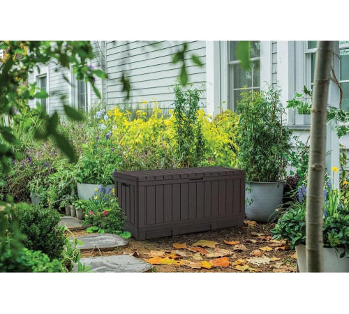 Сундук KETER Kentwood 350 L коричневый 249461