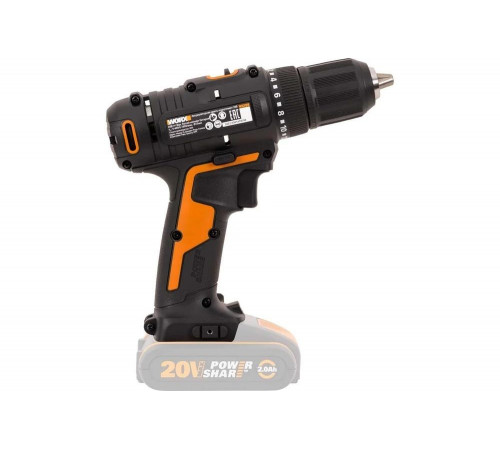 Мощная аккумуляторная дрель-шуруповерт WORX WX108.9 для профессионального использования