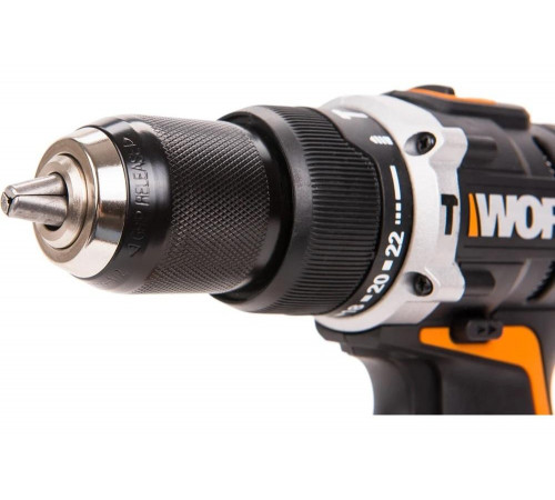 Бесщеточная аккумуляторная ударная дрель-шуруповерт WORX WX373 Бесщеточная аккумуляторная ударная дрель-шуруповерт WORX WX373