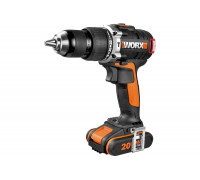 Бесщеточная аккумуляторная ударная дрель-шуруповерт WORX WX373