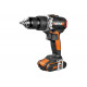 Бесщеточная аккумуляторная ударная дрель-шуруповерт WORX WX373