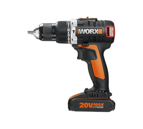 Бесщеточная аккумуляторная ударная дрель-шуруповерт WORX WX373 Бесщеточная аккумуляторная ударная дрель-шуруповерт WORX WX373