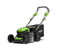Бесщеточная самоходная аккумуляторная газонокосилка Greenworks GD40LM46SP 40 В, с 1 АКБ 4 А*ч и ЗУ 2506807UB