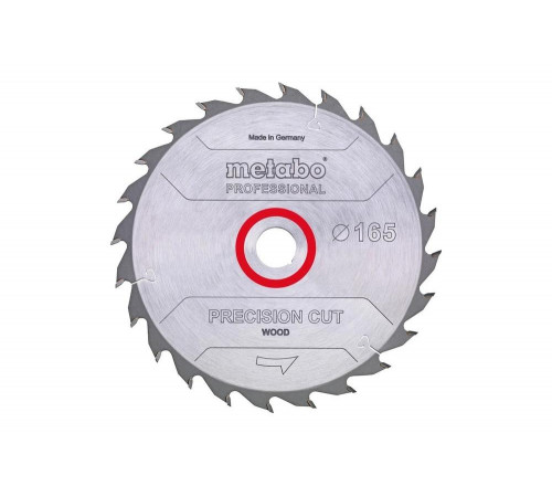 Диск пильный Precision Cut PROFESSIONAL (165x20 мм; 42Z) Metabo 628291000