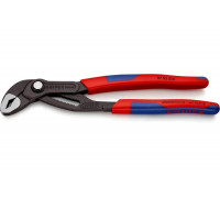 Переставные клещи Knipex Cobra, 50 мм (2"), 250 мм, серые, 2К ручки, KN-8702250SB