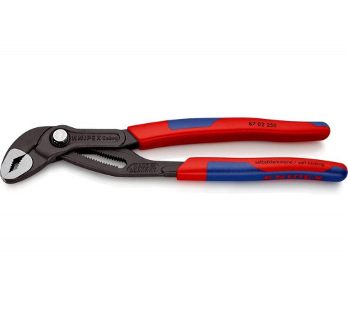 Переставные клещи Knipex Cobra, 50 мм (2"), 250 мм, серые, 2К ручки, KN-8702250SB Переставные клещи Knipex Cobra, 50 мм (2"), 250 мм, серые, 2К ручки, KN-8702250SB