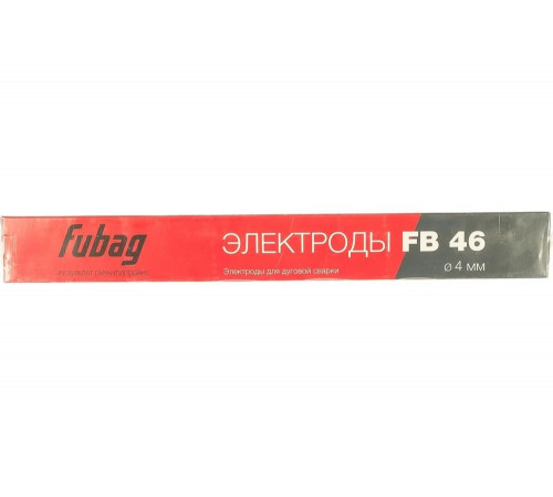 Электрод сварочный с рутилово-целлюлозным покрытием FB 46 (0.9 кг; 4 мм) FUBAG 38857 Электрод сварочный с рутилово-целлюлозным покрытием FB 46 (0.9 кг; 4 мм) FUBAG 38857