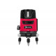 Лазерный уровень MTX crl-30r, 30 м, красный луч, батарейки, резьба 5/8" 35034