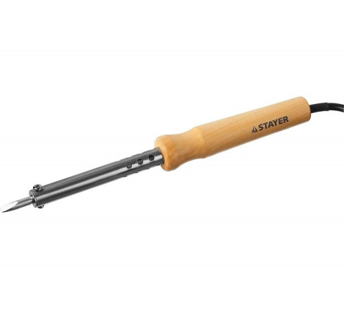 STAYER 60 Вт, 220 В, клин, деревянная рукоятка, электропаяльник Maxterm 55310-60 Master STAYER 60 Вт, 220 В, клин, деревянная рукоятка, электропаяльник Maxterm 55310-60 Master