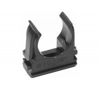 Держатель с защёлкой IEK CF16 черный CTA10D-CF16-K02-100