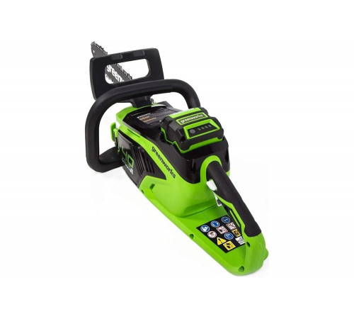 Аккумуляторная бесщеточная цепная пила Greenworks GD40CS15K4 40V с АКБ 4 А*ч и ЗУ 2005707UB