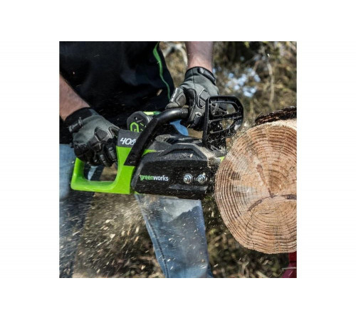 Аккумуляторная бесщеточная цепная пила Greenworks GD40CS15K4 40V с АКБ 4 А*ч и ЗУ 2005707UB