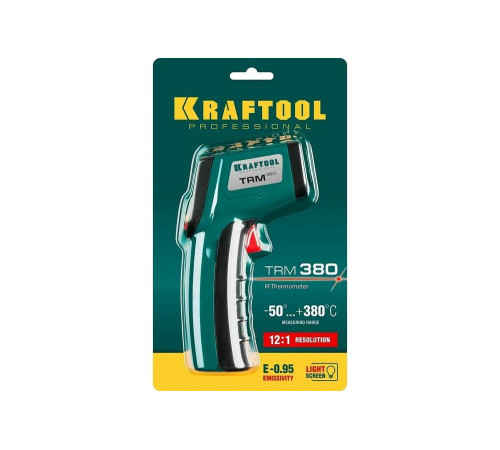 KRAFTOOL -50°С +380°С, пирометр инфракрасный TRM-320 45707-380 KRAFTOOL -50°С +380°С, пирометр инфракрасный TRM-320 45707-380