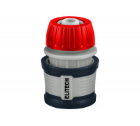 Соединитель для шланга 13 мм 1/2" с автостопом HF 011WS Garden Elitech 206036