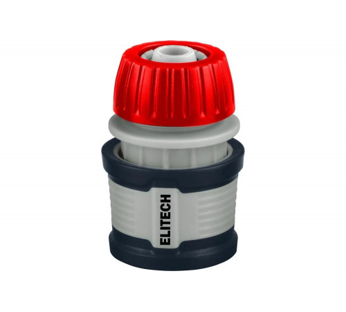 Соединитель для шланга 13 мм 1/2" с автостопом HF 011WS Garden Elitech 206036