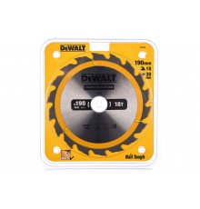 Пильный диск CONSTRUCT (190х30 мм; 18 ATB) DEWALT DT1943
