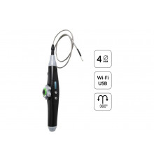 Управляемый видеоэндоскоп iCarTool WIFI/USB, 1Мп, 1168х720, 1м, 4мм зонд, поворот камеры 360° IC-V1042W