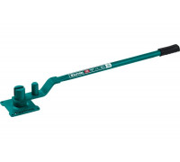 Ручной станок для гибки арматуры KRAFTOOL 12 E на подшипнике, острый гиб 23303