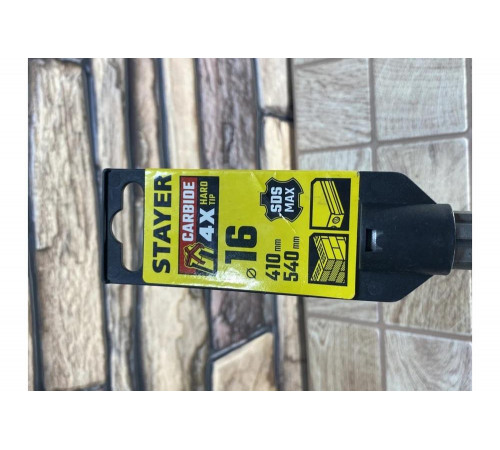 STAYER 16 х 410 мм, SDS-max, бур по бетону 29370-410-16 Professional STAYER 16 х 410 мм, SDS-max, бур по бетону 29370-410-16 Professional