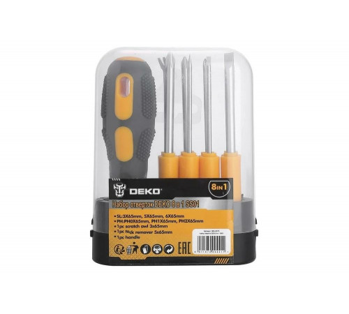 Набор отверток DEKO 8 в 1 SS01065-0570 Набор отверток DEKO 8 в 1 SS01065-0570