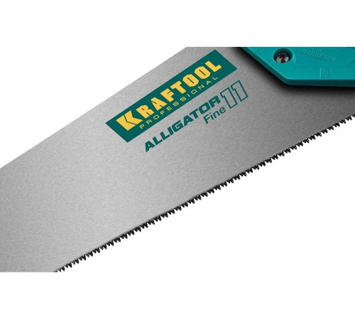 KRAFTOOL 11 TPI, 550 мм, ножовка для точного реза Alligator Fine 11 15203-55 KRAFTOOL 11 TPI, 550 мм, ножовка для точного реза Alligator Fine 11 15203-55