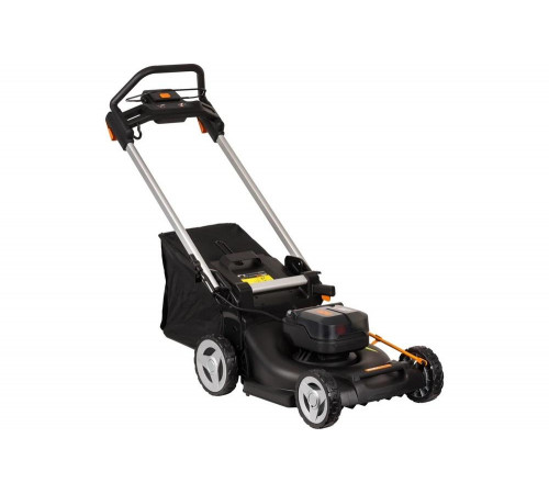 Аккумуляторная газонокосилка WORX 46 см, бесщеточная, 40В, 4Ач х2, ЗУ 2А х2, коробка WG748E Аккумуляторная газонокосилка WORX 46 см, бесщеточная, 40В, 4Ач х2, ЗУ 2А х2, коробка WG748E
