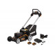 Аккумуляторная газонокосилка WORX 46 см, бесщеточная, 40В, 4Ач х2, ЗУ 2А х2, коробка WG748E