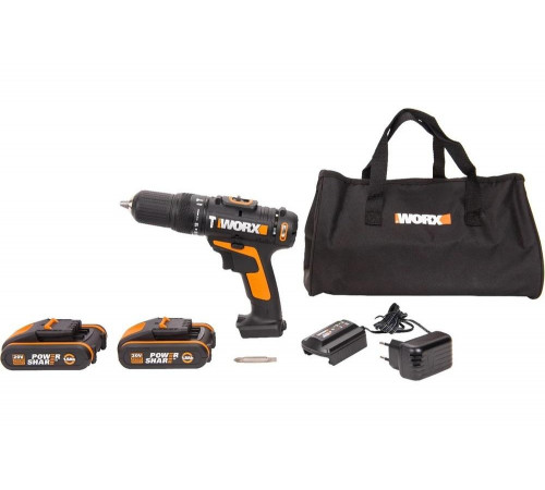 Аккумуляторная ударная дрель-шуруповерт WORX WX371.3 Аккумуляторная ударная дрель-шуруповерт WORX WX371.3