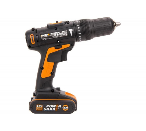 Аккумуляторная ударная дрель-шуруповерт WORX WX371.3 Аккумуляторная ударная дрель-шуруповерт WORX WX371.3