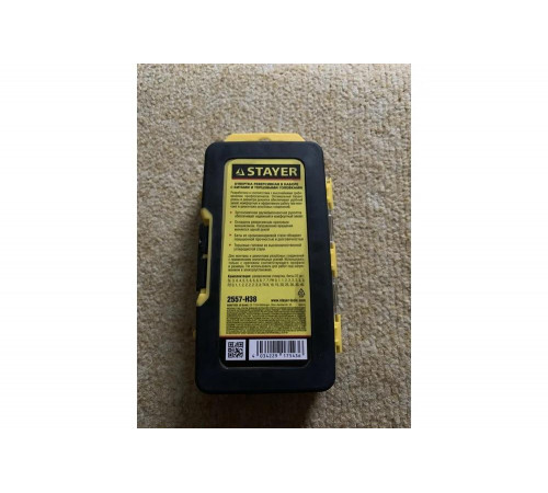 STAYER 38 шт., отвертка реверсивная с битами MAXFIX 2557-H38