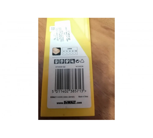 Набор сверл по дереву 5 шт. (D 4; 5; 6; 8; 10 мм) DEWALT 4535