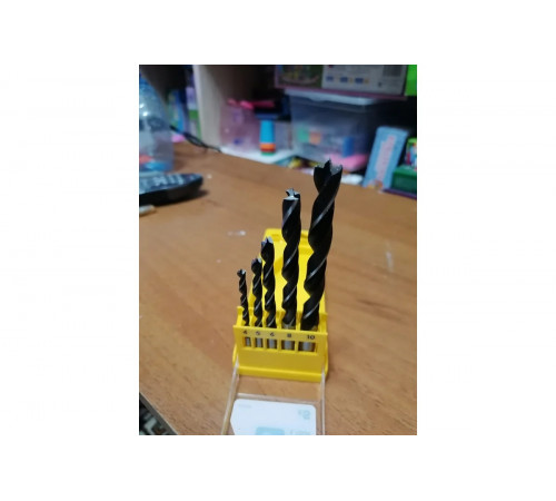 Набор сверл по дереву 5 шт. (D 4; 5; 6; 8; 10 мм) DEWALT 4535