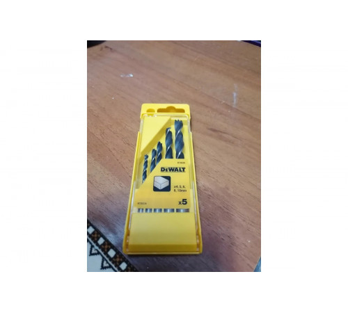 Набор сверл по дереву 5 шт. (D 4; 5; 6; 8; 10 мм) DEWALT 4535