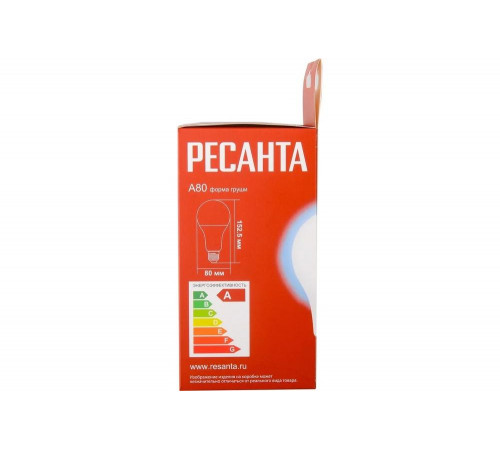 Светодиодная лампа Ресанта LL-R-A80-20W-230-6K-E27 Светодиодная лампа Ресанта LL-R-A80-20W-230-6K-E27