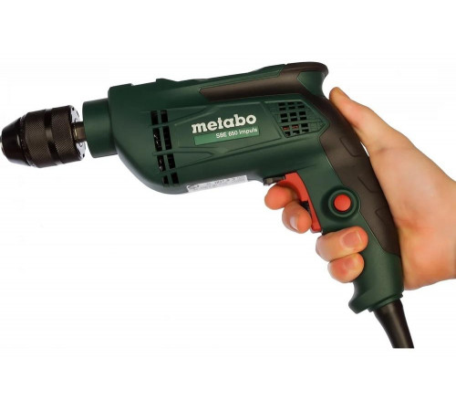 Дрель ударная METABO SBE 650 Impuls (600672000) Дрель ударная METABO SBE 650 Impuls (600672000)
