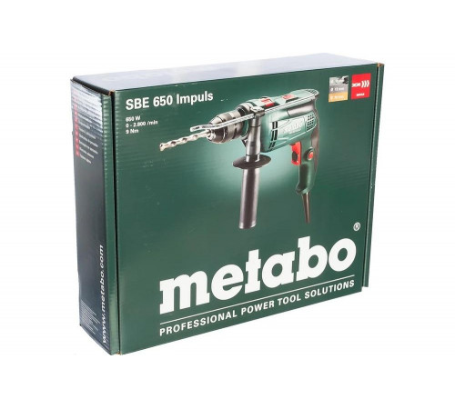 Дрель ударная METABO SBE 650 Impuls (600672000) Дрель ударная METABO SBE 650 Impuls (600672000)