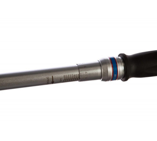 Динамометрический ключ для левой и правой резьбы KING TONY P34462-1DG 1/2", 40-200 Нм, футляр, в комплекте 2 торцевые головки