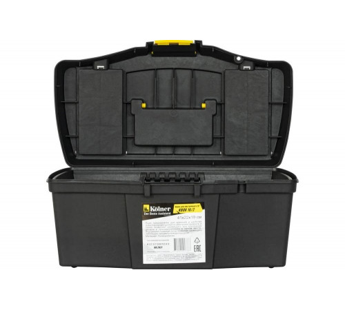 Пластиковый ящик для инструментов Kolner KBOX16/2 16 с клапанами (41x22x19 см) 8110100040 Пластиковый ящик для инструментов Kolner KBOX16/2 16 с клапанами (41x22x19 см) 8110100040