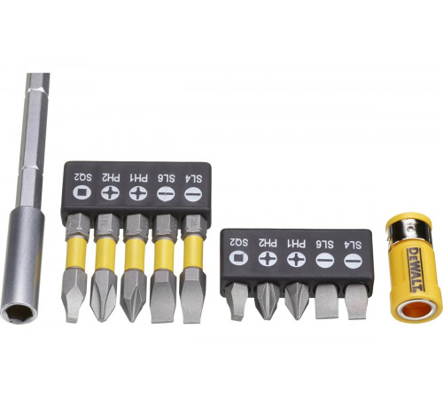 Отвертка со сменными вставками DEWALT 10 шт DWHT0-66567