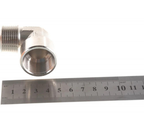 Переходник уголок мама 3/4" - папа 3/4" 1250/5 L-MF 3/4" GAV 31988 Переходник уголок мама 3/4" - папа 3/4" 1250/5 L-MF 3/4" GAV 31988