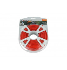 Леска триммерная квадратного сечения 2,7 мм, 65 м, красного цвета STIHL 0000-930-2643