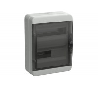 Корпус пластиковый IEK TEKFOR КМПн-24 IP65 черная прозрачная дверь TF5-KP72-N-24-65-K03-K02