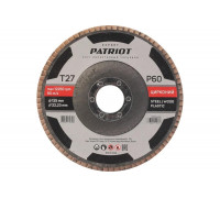 Круг лепестковый торцевой EXPERT 125x22.23 мм, P60, цирконий Patriot 819010026