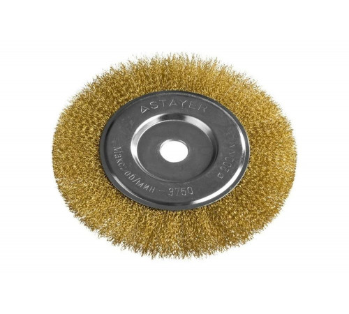 STAYER Ø 200 мм, щетка дисковая для УШМ 35122-200 STAYER Ø 200 мм, щетка дисковая для УШМ 35122-200