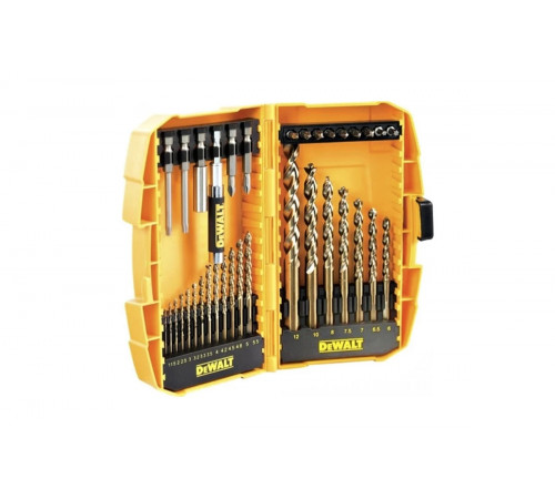 Набор сверл по металлу+биты, 36 шт. DEWALT Minisafe DT7938B