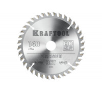 Диск пильный по дереву KRAFTOOL Precission 140x20 мм, 36Т 36952-140-20