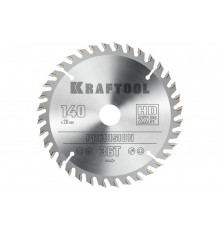 Диск пильный по дереву KRAFTOOL Precission 140x20 мм, 36Т 36952-140-20